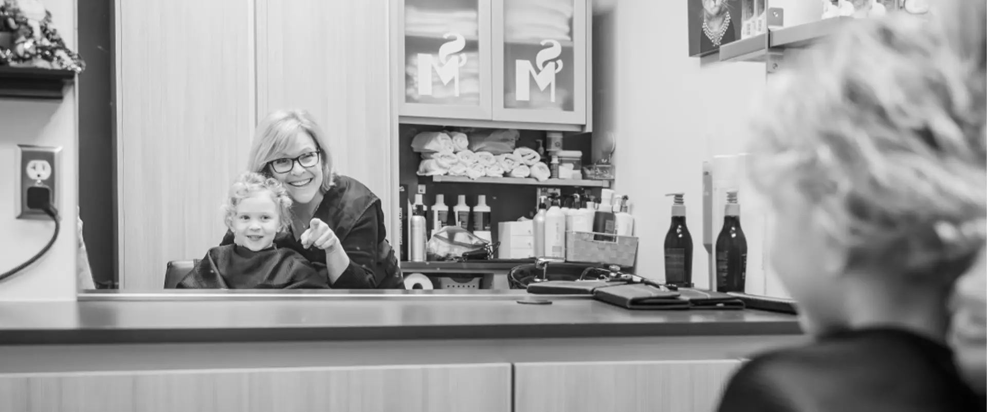 Claire's first haircut