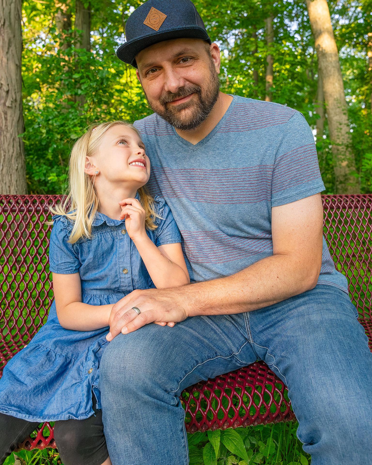 Dad and kiddo, having fun!