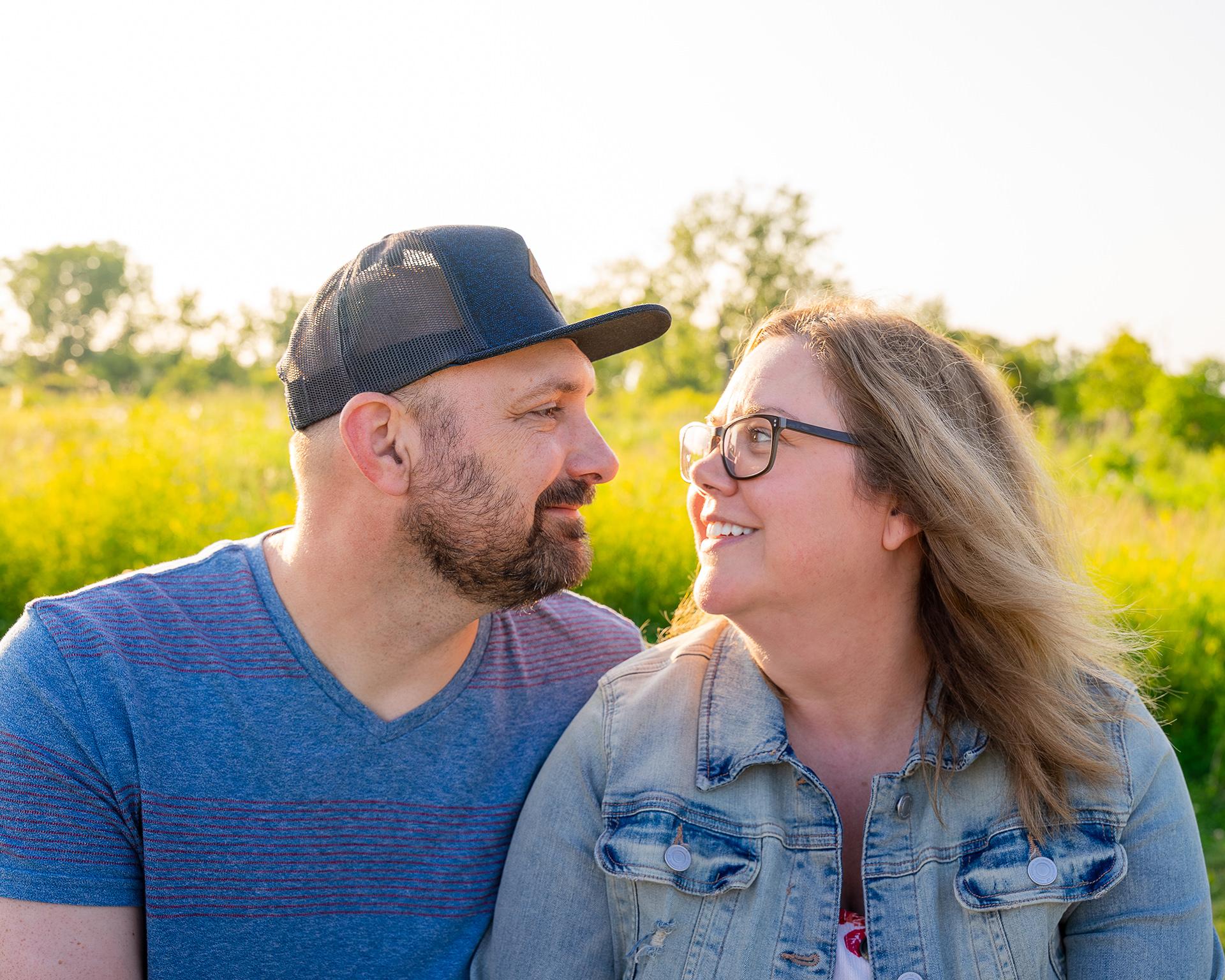 Mom and dad dig each other