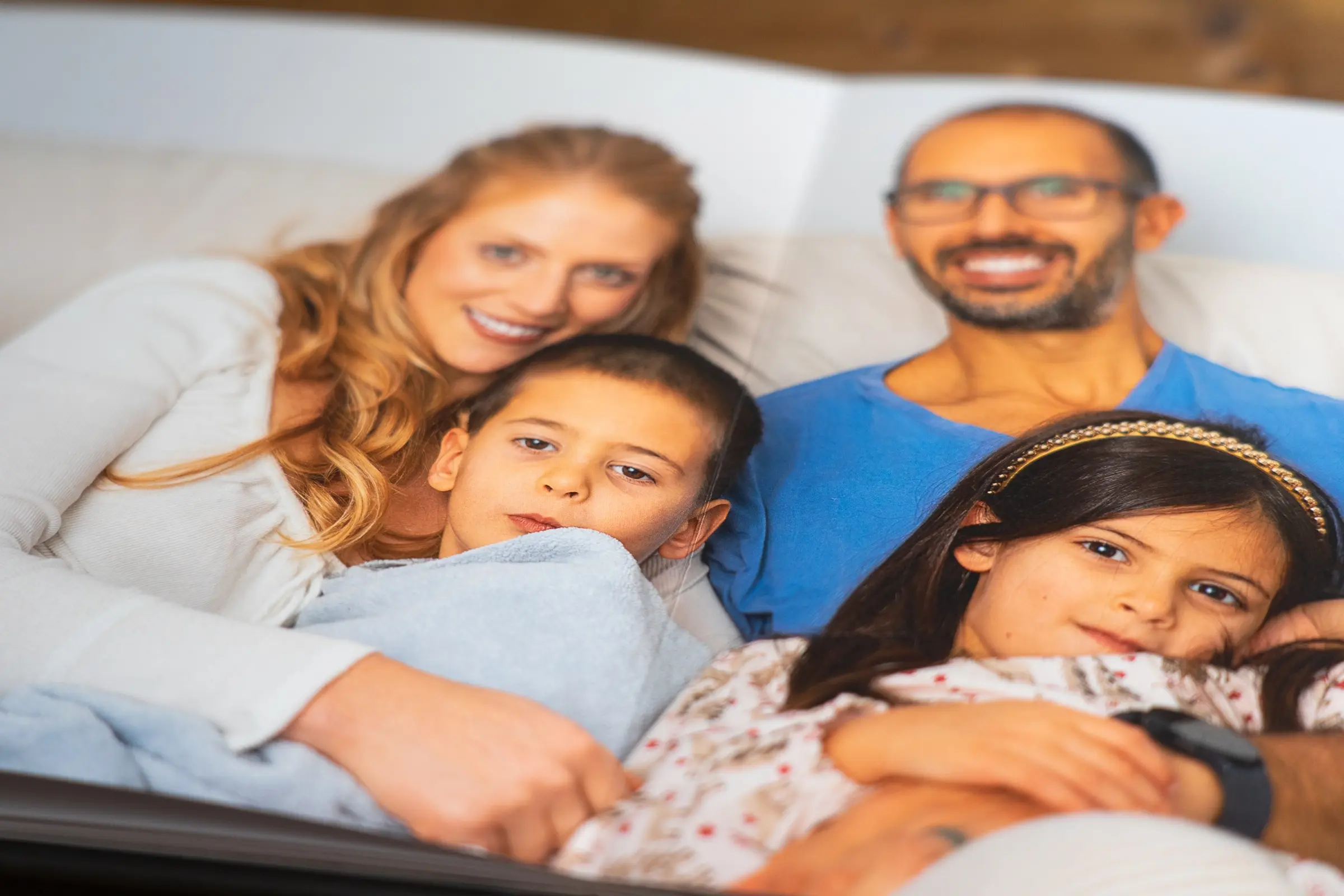 Fath-Azam family photobook spread