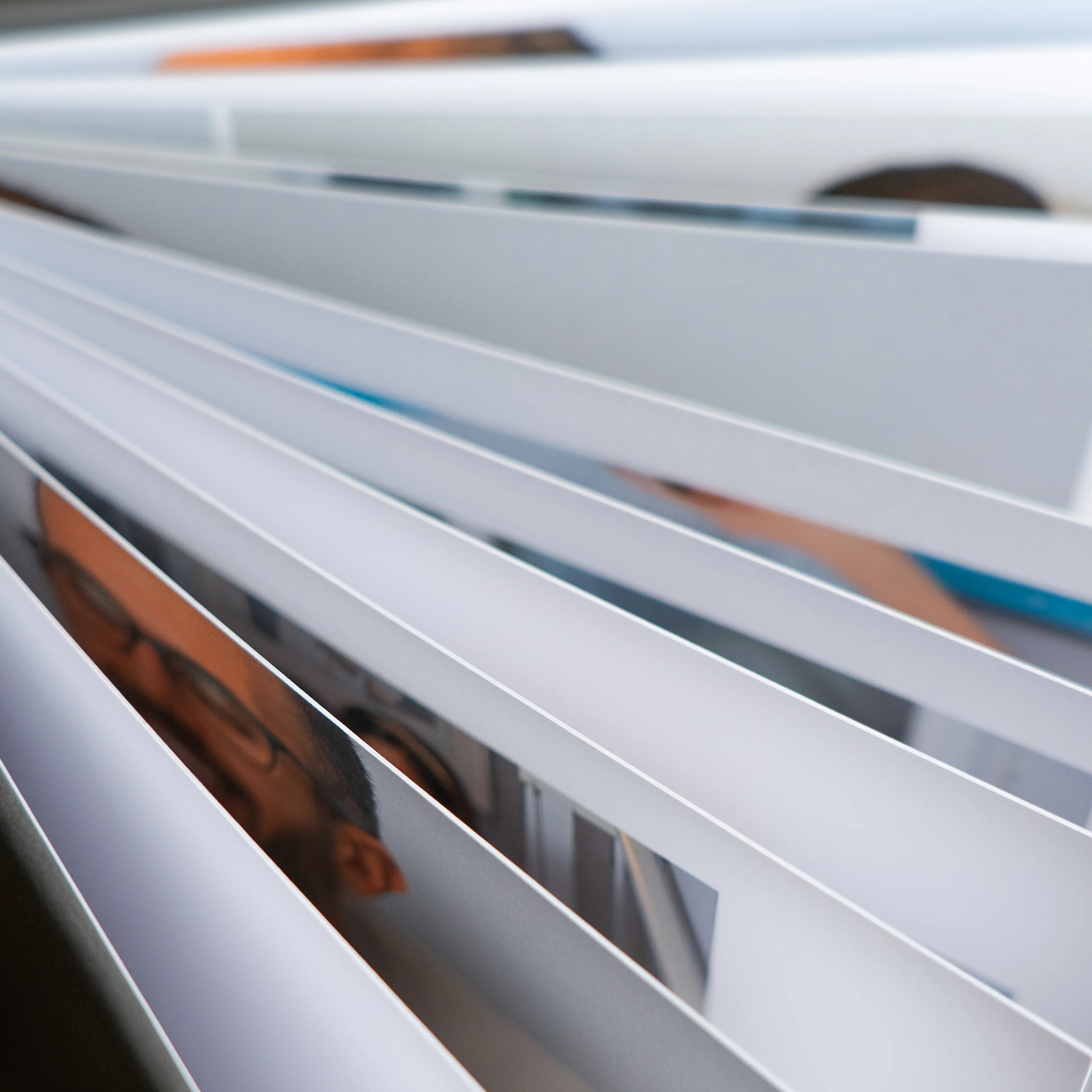 Close up of a photobooks pages